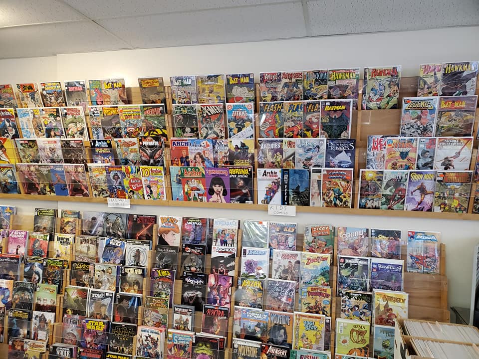 Wall of comics
